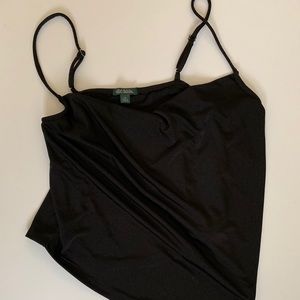 Black crop top